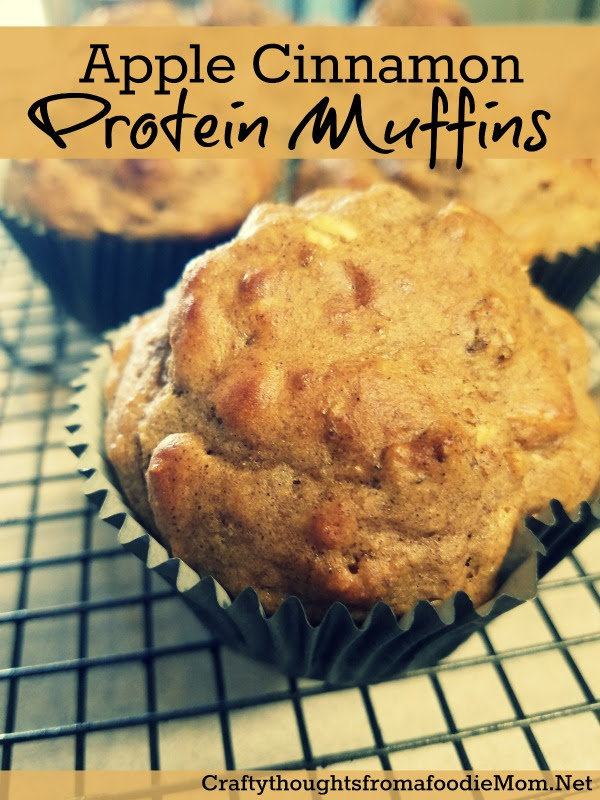 Apple Cinnamon Protein Muffins